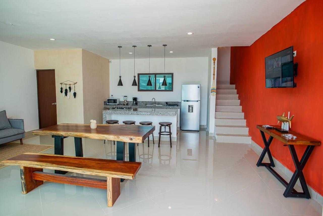 97982 New Modern Villa, Private Pool, High Internet Speed, 2 Blocks From The Beach Чиксулуб Экстерьер фото